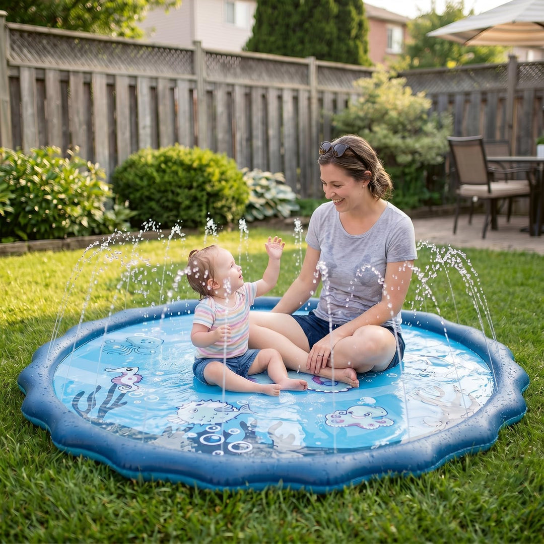 Super Splash® | Kinder Wasserspielgeräte | Pool mit Wasserdüsen | Kinder-Teppichspielzeug für drauss