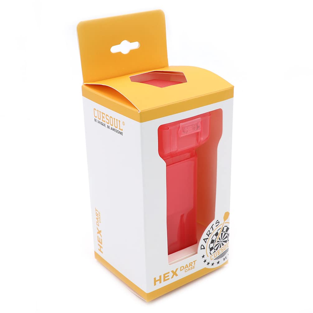 CUESOUL HEX Chopping Dart Etui Nur Hellrotes Gehäuse, Nur Hellrotes Gehäuse