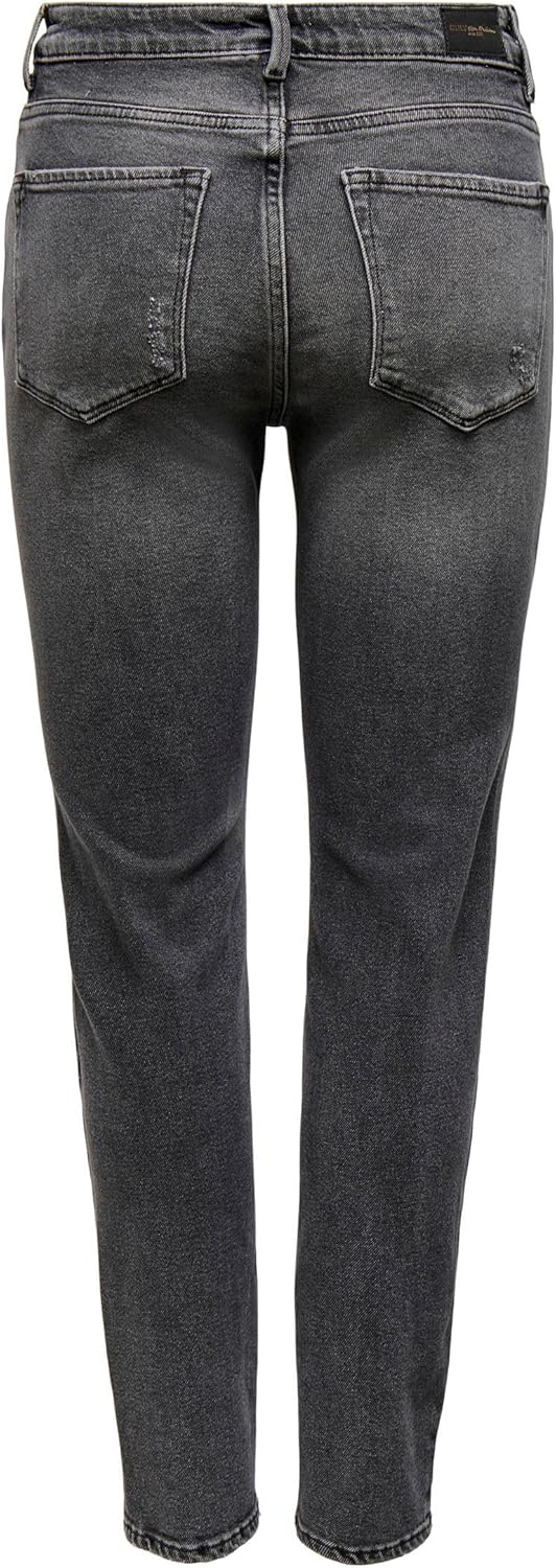 Only Damen Jeans 15259634 27W / 30L Dark Grey Denim, 27W / 30L Dark Grey Denim