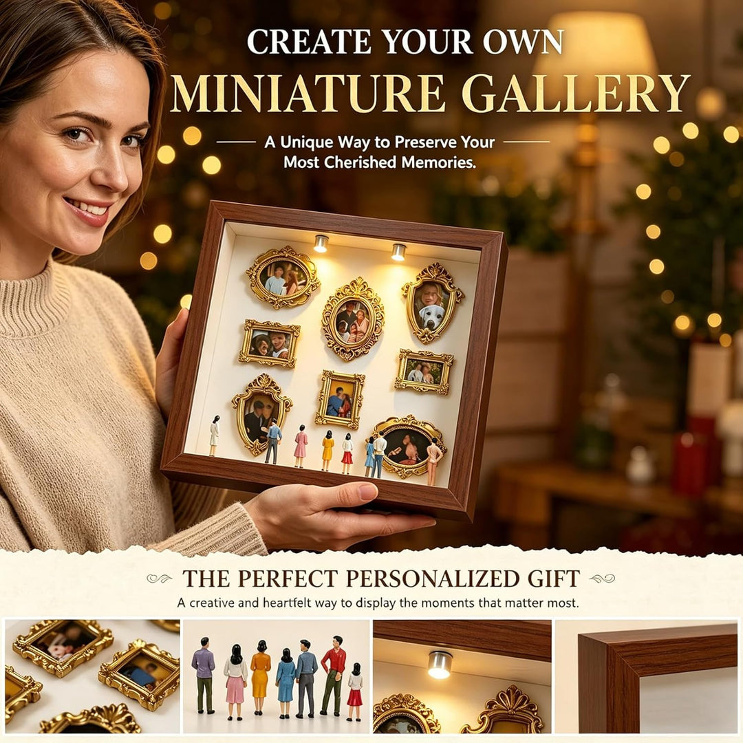 Bilderrahmen Museum Mini Kleine Bilderrahmen Vintage Mini Museum DIY, Personalisierte DIY Silhouette