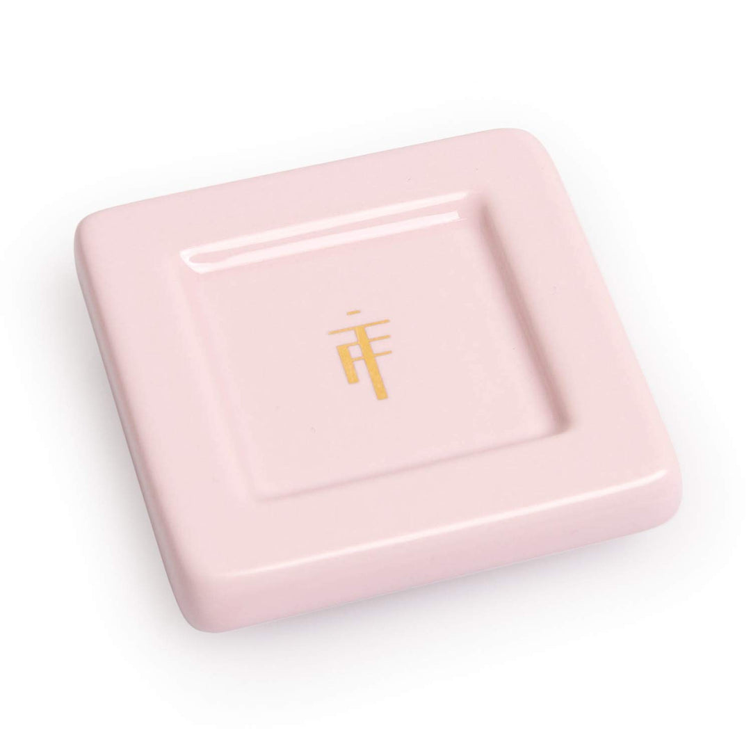 Tea Forte Geschenk-Set mit Kaffeetasse, Teetablett und 10 handgefertigten Pyramiden-Tee-Ei (Jardin)
