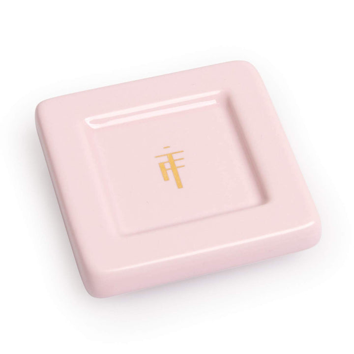 Tea Forte Geschenk-Set mit Kaffeetasse, Teetablett und 10 handgefertigten Pyramiden-Tee-Ei (Jardin)