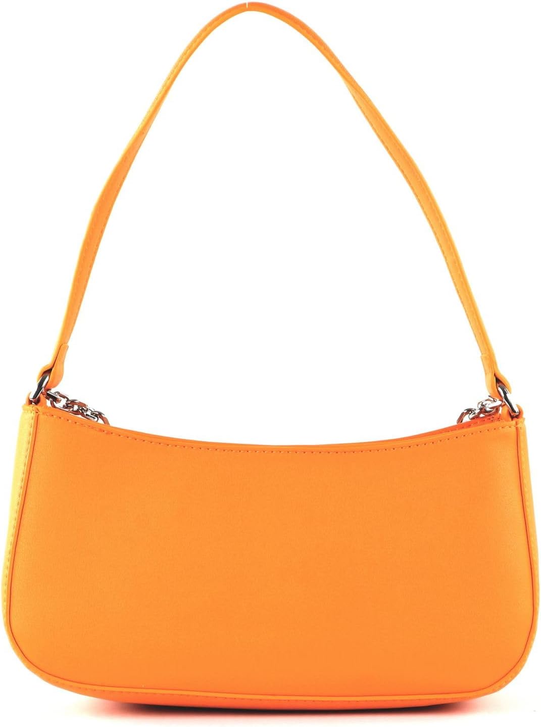 Calvin Klein Re-Lock Shoulder Bag W Chain Orange Flash