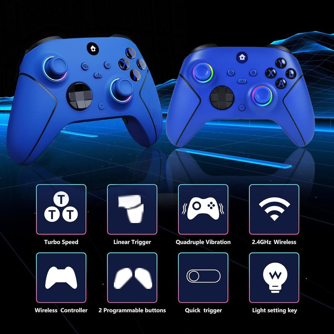 Lampelc Xbox One Controller, Xbox Wireless Controller für Xbox Series X&S/Xbox One/Elite/Windows 7/8