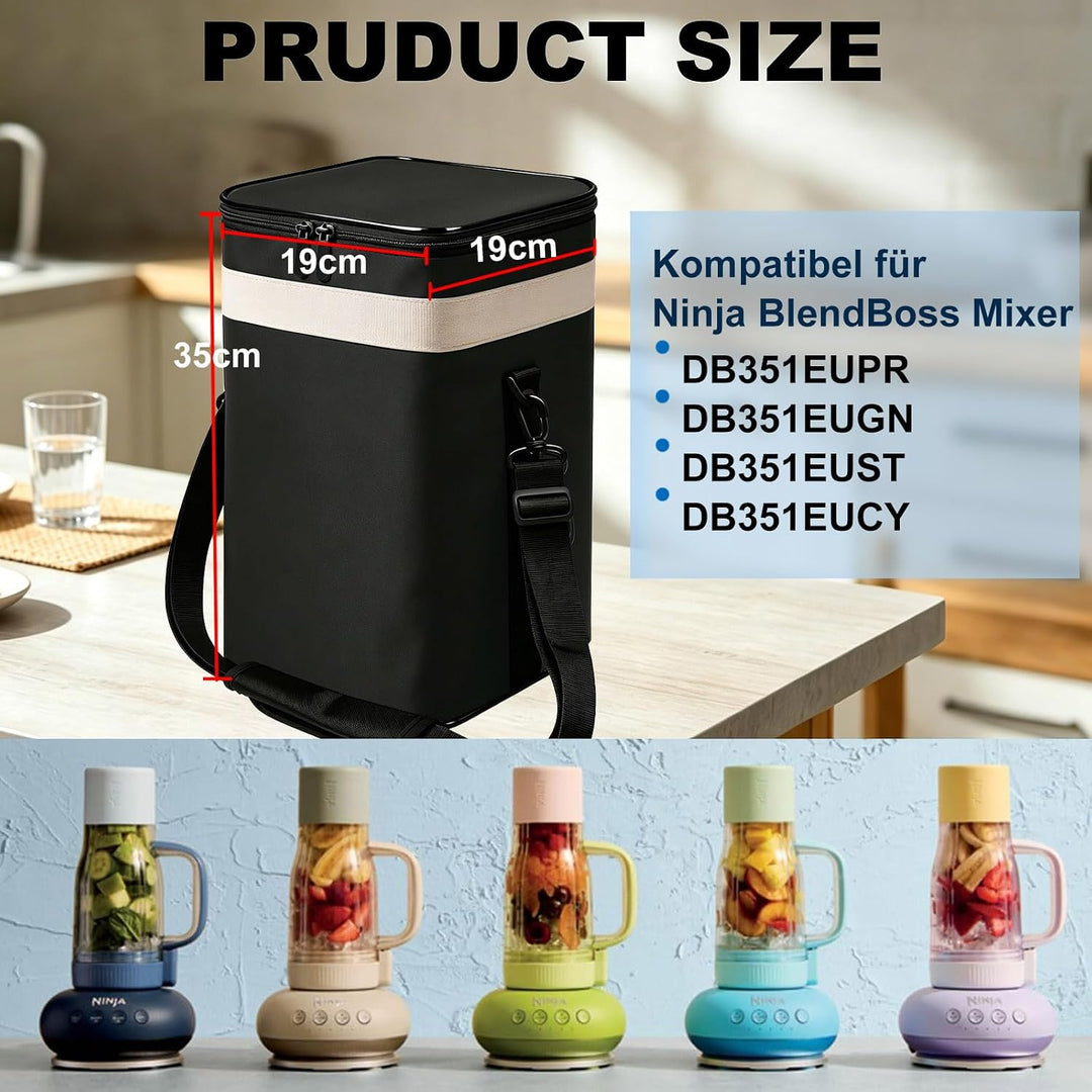 Aufbewahrungstasche für den Mixer, Kompatibel für Ninja BlendBoss DB351EUPR/DB351EUGN/DB351EUST/DB35