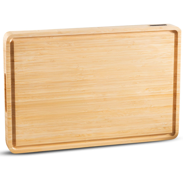 Hackblock Classic – Extra Dick 4 cm – Bambusholz Stirnholz Schneidebrett 45 x 30 cm – Premium Ölbeha