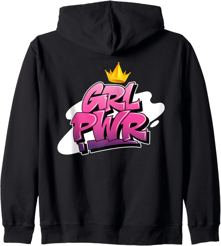 Cool Women's Girls Motivational Quotes Girl Power Graphic Kapuzenjacke