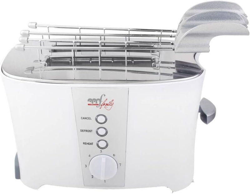 Melchioni 118310008 Toaster mit Toastzange TOSTO, elektrischer Sandwichtoaster, automatischer Auswur