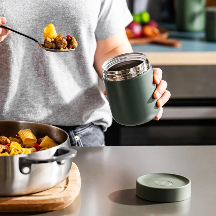 Berghoff Home Thermobehälter für Essen – 0,75L – Edelstahl Warmhaltebehälter – Thermobecher für Getr