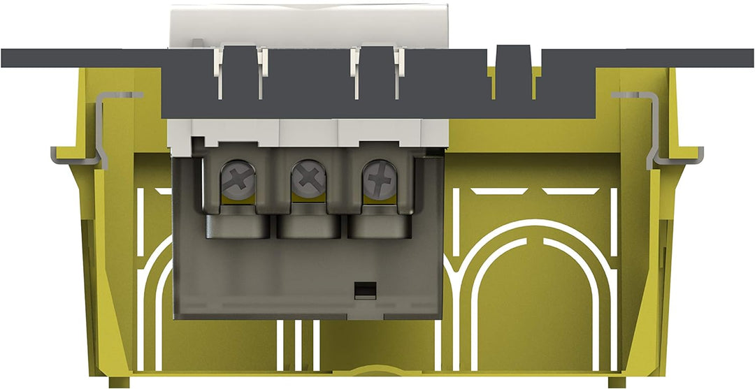 P40 USB3.0 Schuko-Steckdose Typ P40 mit integriertem 3 Ampere USB-Netzteil Typ C kompatibel mit Btic