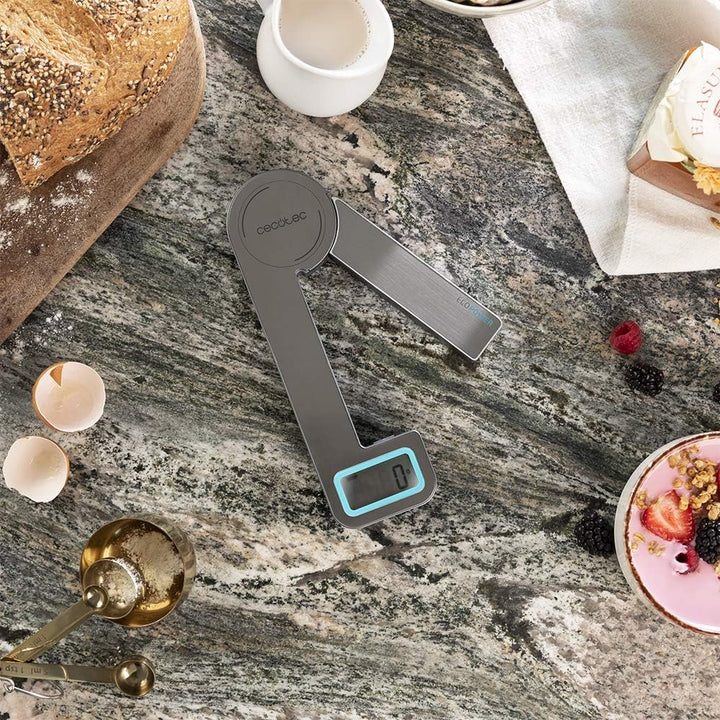 Cecotec Küchenwaage Kochsteuerung 10400 Smart Healthy EasyHang. 8k maximale Kapazität, Edelstahl, Gr