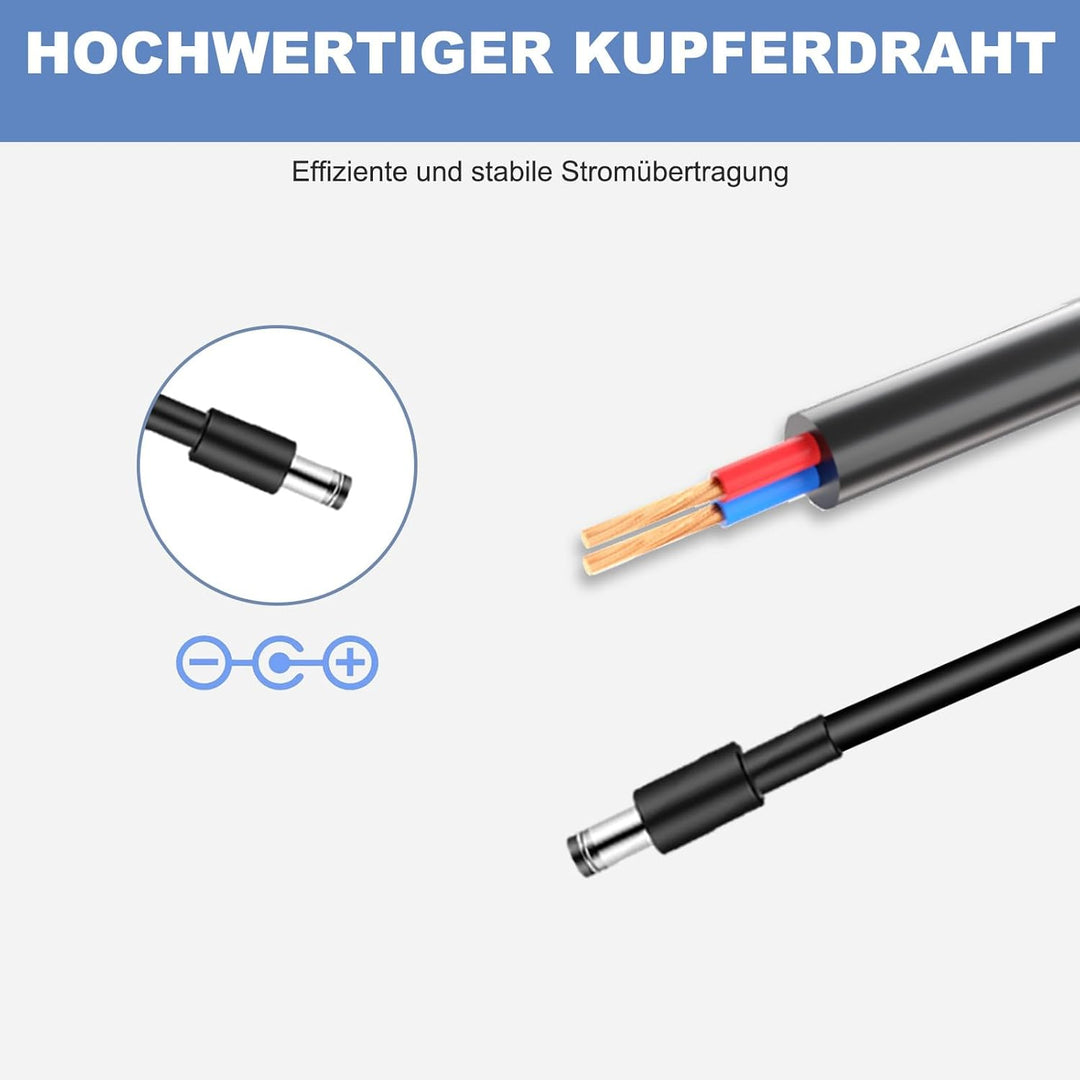 29.4V 400MA Netzteil Ladegerät Kompatibel mit Lubluelu 25000 Pa VD-202Z Akku Staubsauger,schwarz Lad