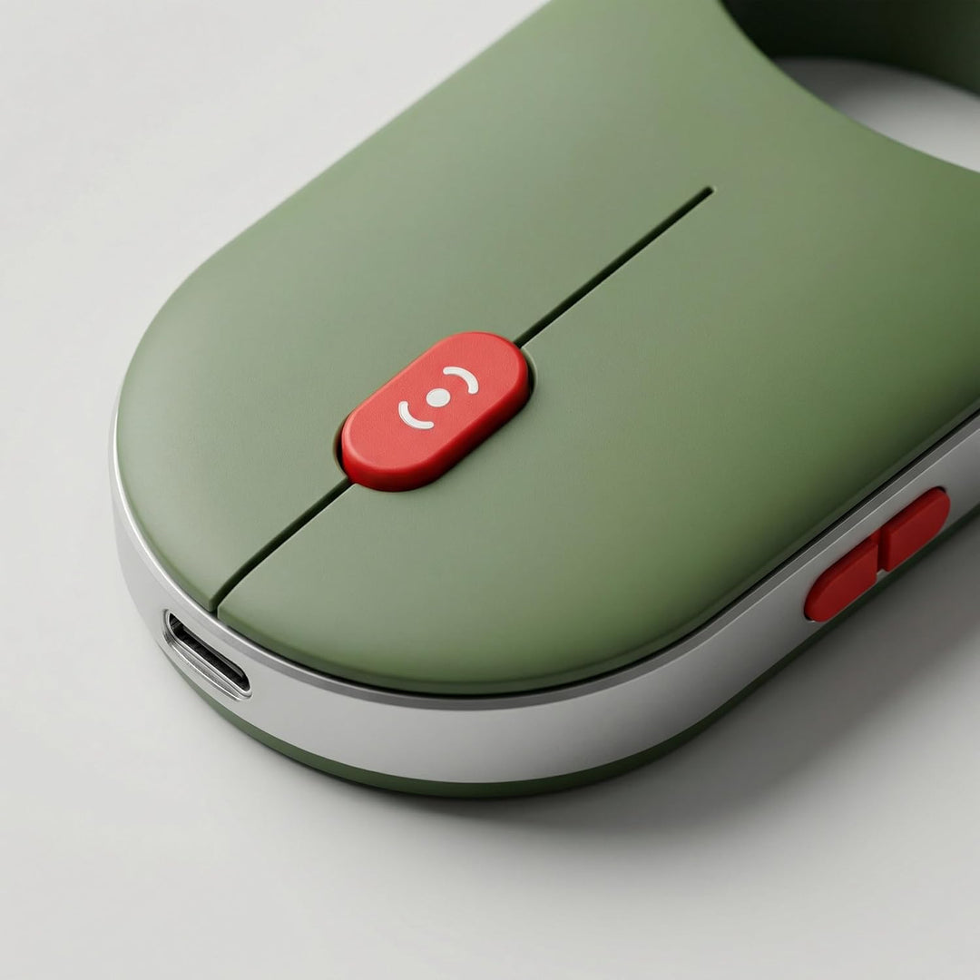 CSL - Wireless Maus mini Format – kabellos Bluetooth/Funk 2,4 GHz – Koppelung mit Zwei Geräten zugle
