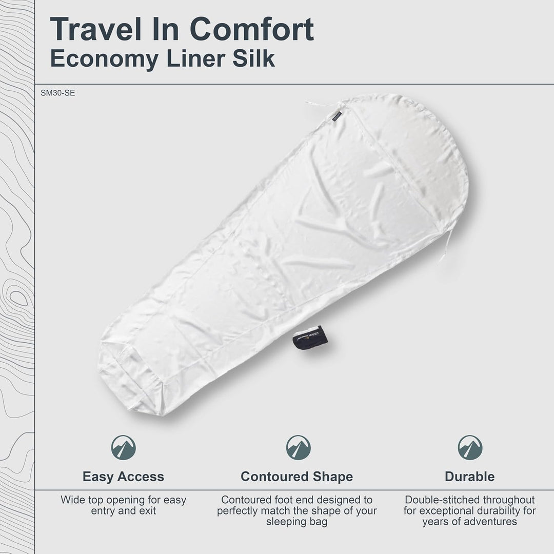 Cocoon Inlett Seide Eco, weiss 1 (Mumie), 1 (Mumie)