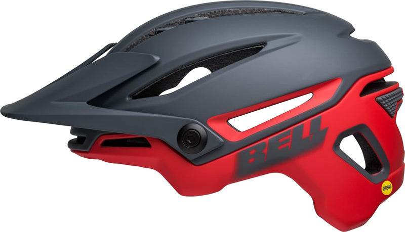 BELL Sixer MIPS MTB Fahrrad Helm matt grau/rot 2022, M