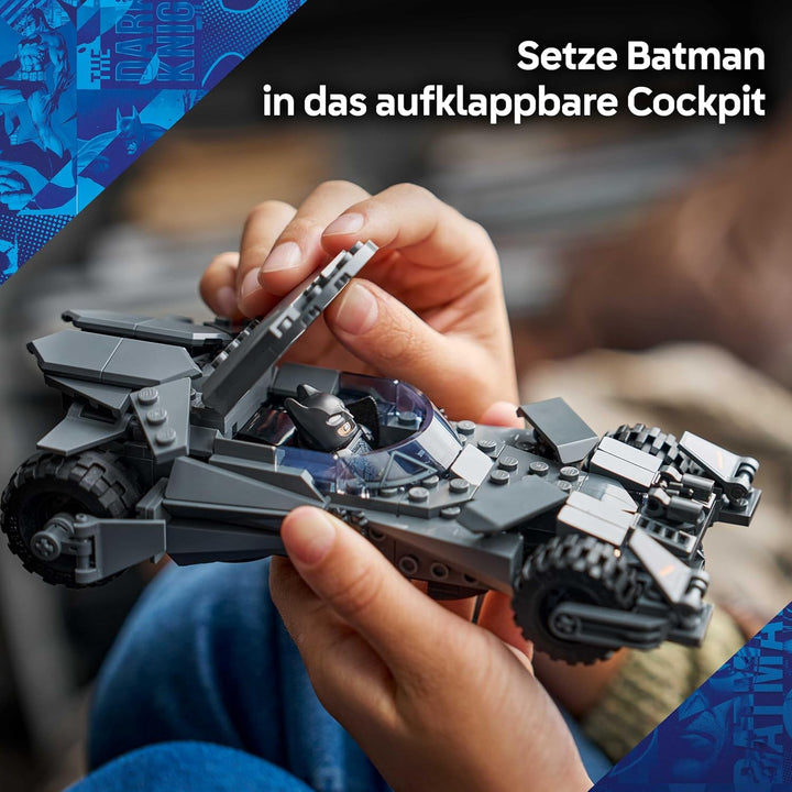 LEGO DC Batman Batman vs. Superman: Batmobil - Superhelden Spielzeugauto - Kreatives Spielzeug mit M