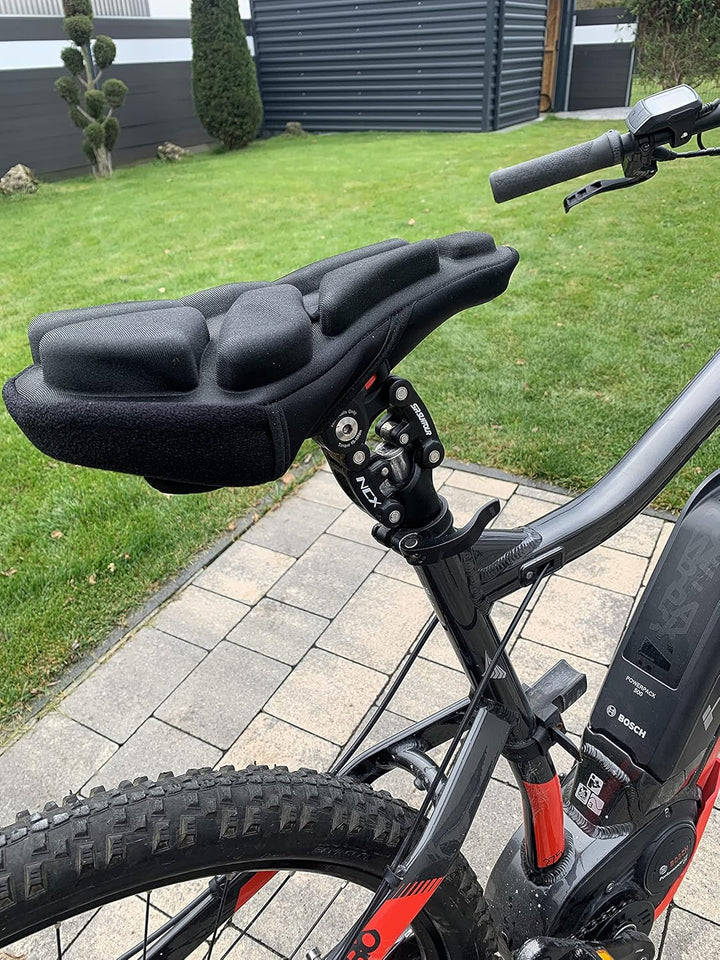 TecSeat Innovation for Seating SoftAirSeat Bike - Fahrradfahren ohne Schmerzen - Sattelüberzug mit d
