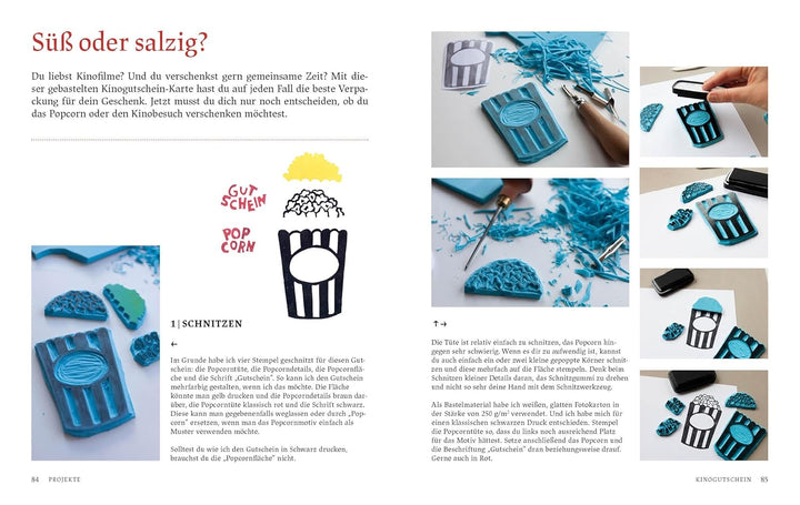 Stempel selber machen: Individuelle Motive schnitzen und kreative Projekte gestalten – mit einfachen