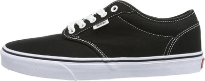 Vans Herren Atwood Sneaker 37 EU Schwarz Canvas Blk Wht 187, 37 EU Schwarz Canvas Blk Wht 187