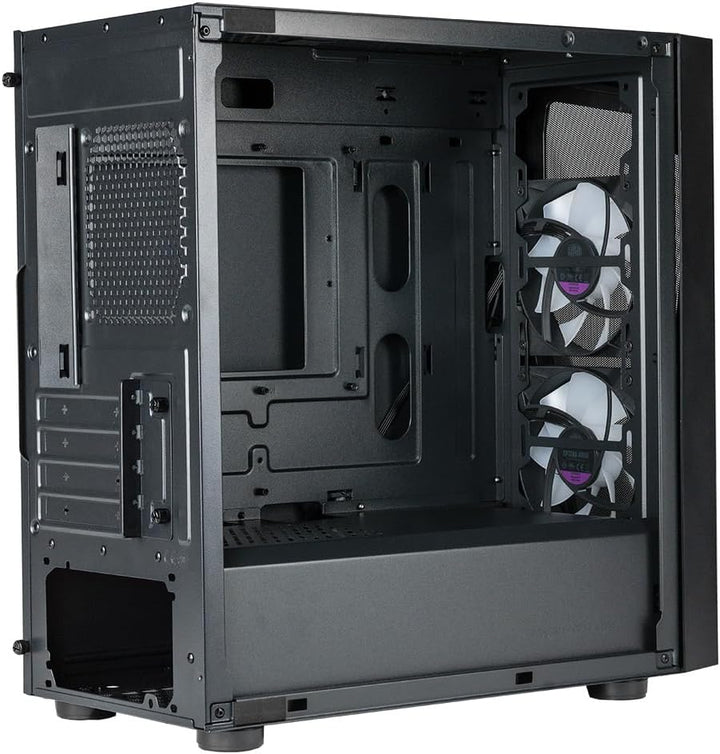 Cooler Master CMP 320 PC-Gehäuse – Mini-Tower-Gehäuse mit 2 x 120-mm-ARGB-Lüftern,Micro-ATX,Seitenwa