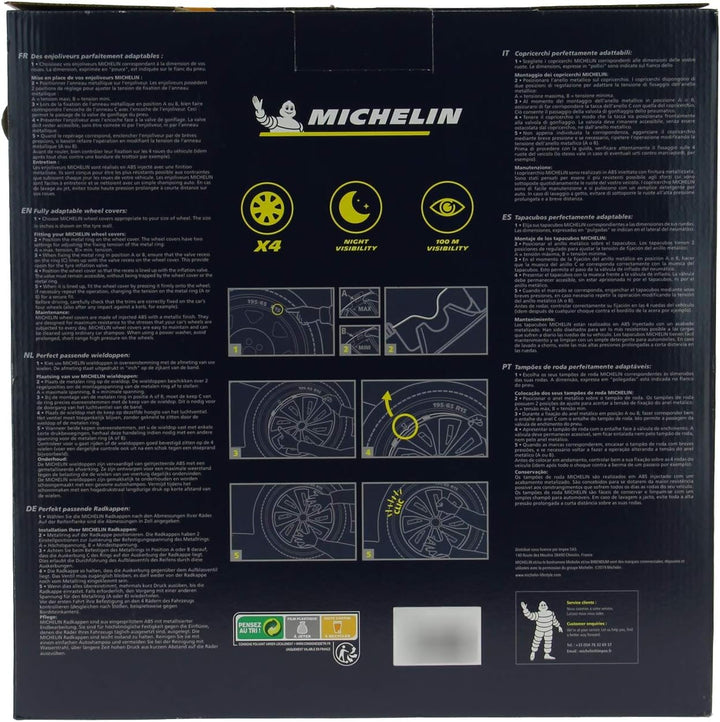 MICHELIN 009113 Felgensatz, 4 Stück, 14 Zoll, NVS 49, zweifarbig, 14 zoll
