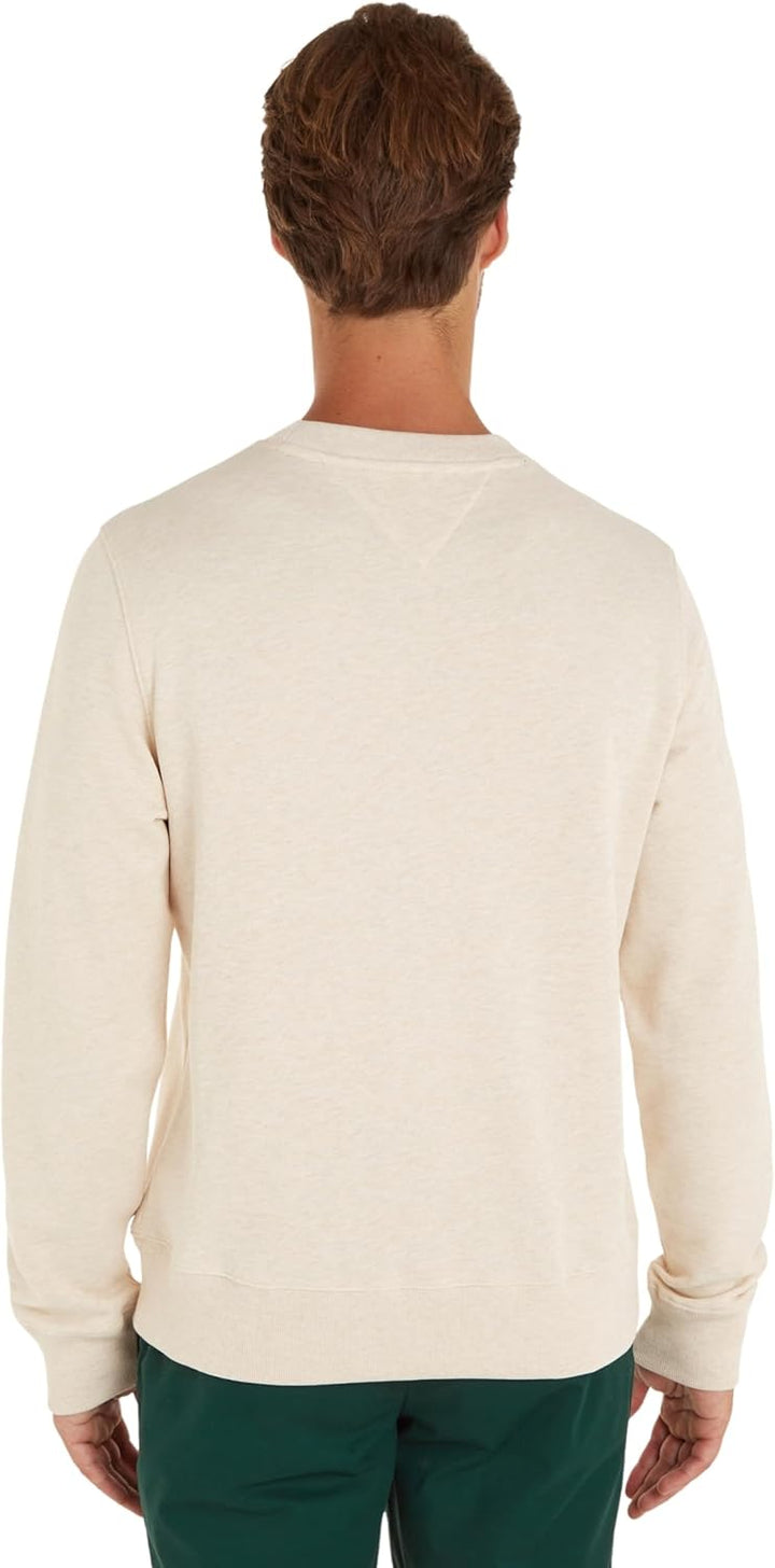 Tommy Hilfiger Herren Sweatshirt ohne Kapuze XS Braun (Calico Heather), XS Braun (Calico Heather)