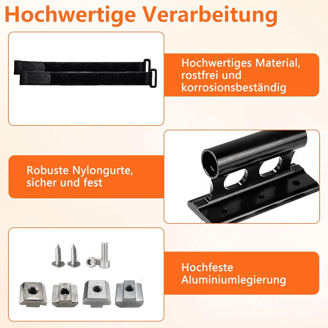Gabelhalterung Fahrrad 1x Gabelhalterung + 1x Hinterradhalterung Aluminium Fahrradgabelhalterung Unt
