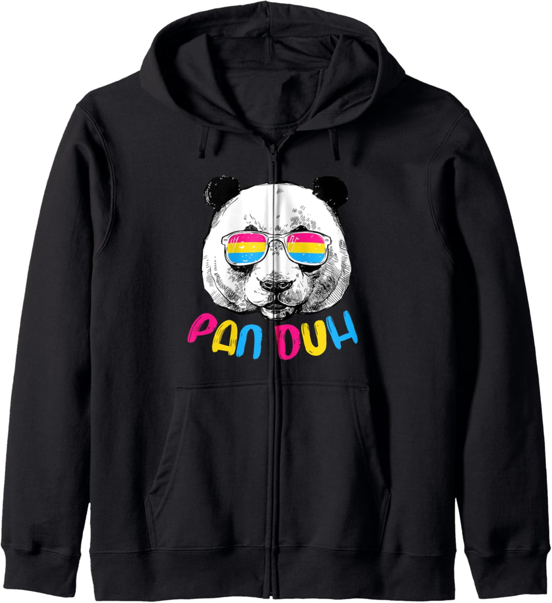 Pan Duh Pansexuelle Stolz Flagge LGBTQ Subtile Stolz Flagge Kapuzenjacke