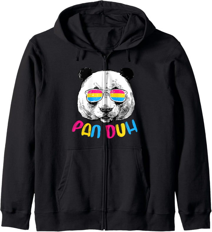 Pan Duh Pansexuelle Stolz Flagge LGBTQ Subtile Stolz Flagge Kapuzenjacke