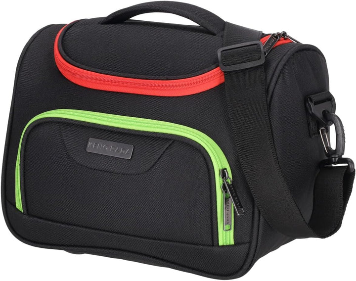 Beautycase SoftLITE | Reise Kulturtasche für unterwegs | praktische Aufteilung, Vier Fächer und Schl