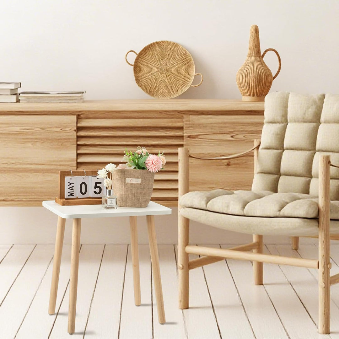 FORAOFUR Beistelltisch, kleiner Beistelltisch, Akzenttisch für Wohnzimmer, Schlafzimmer, Büro, moder