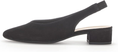 Gabor Damen Slingpumps, Frauen Absatzschuhe 35 EU Schwarz, 35 EU Schwarz