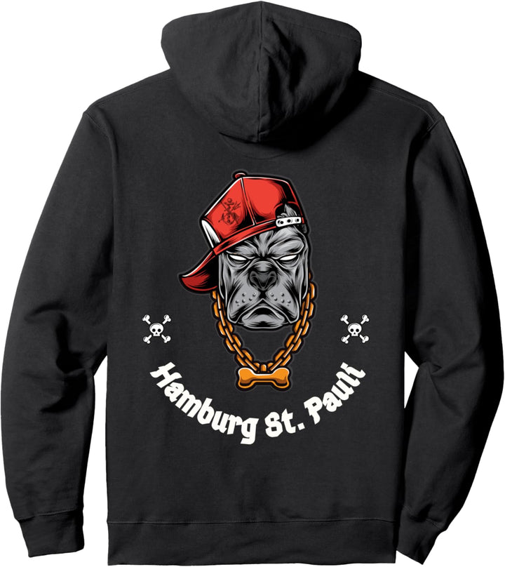 HAMBURG St. Pauli, Touristen und Hamburger lieben Hamburg Pullover Hoodie