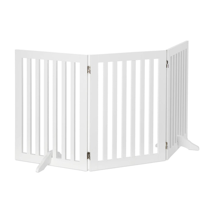Relaxdays Absperrgitter, verstellbares Schutzgitter für Hunde, Kinder Absperrgitter, Kamin & Ofen, M