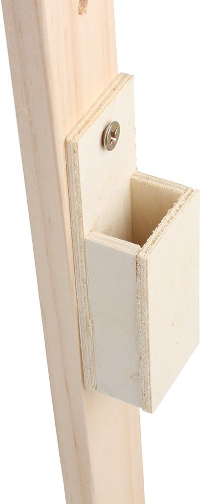 Stickerei-Ständer, Tapisserieständer, 14 CT Holzboden Tapisserieständer mit 5 Höhen