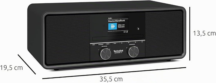 TechniSat DIGITRADIO 330 - DAB+ UKW Stereo Radio mit CD-Player (Bluetooth 5.3, USB MP3-Wiedergabe un