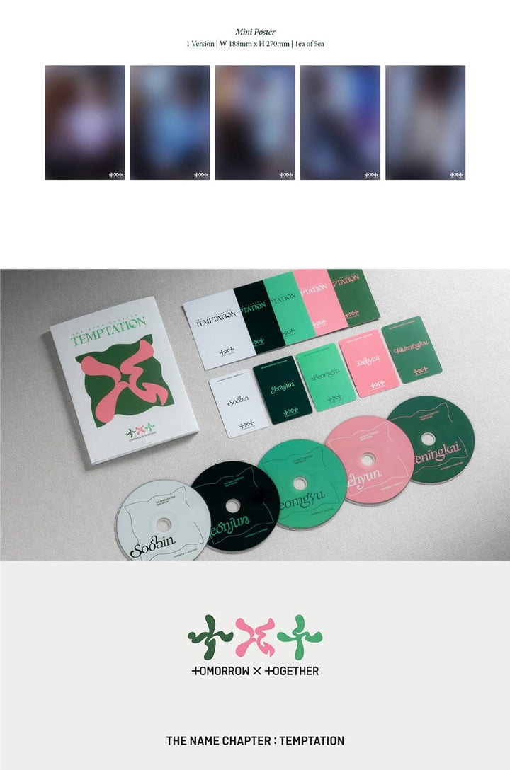 TXT - THE NAME CHAPTER : TEMPTATION [Lullaby ver.] Album+Store Gift (Random ver.), Random ver.