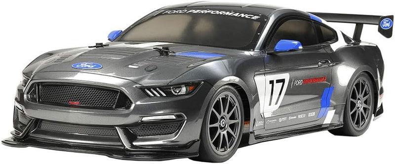 TAMIYA - 1:10 RC Ford Mustang GT4 TT-02, ferngesteuertes Auto/Fahrzeug, Modellbau, Bausatz, Hobby, Z