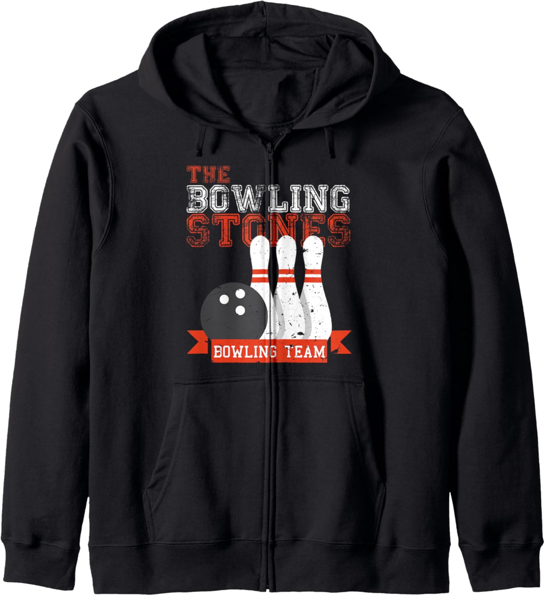 Funny Bowling Stones - Bowl Sports Team Kapuzenjacke