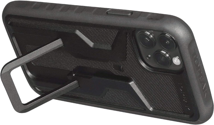 Topeak Unisex – Erwachsene RideCare für iPhone 11 Smartphonehülle, schwarz-grau, Pro mit Halter