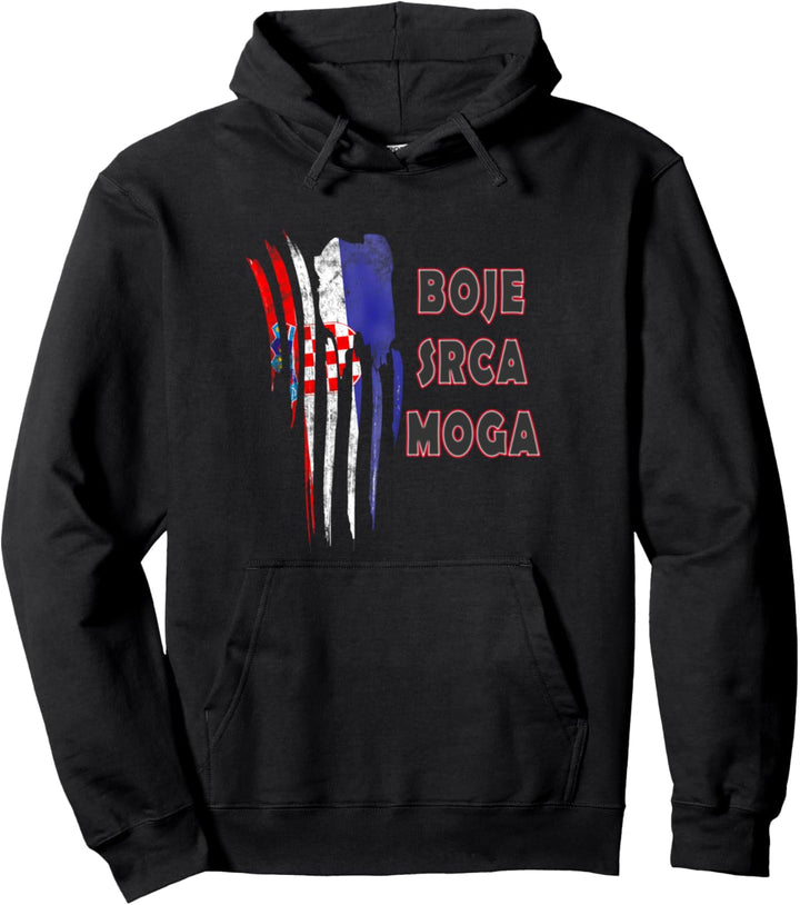 Für Kroatien Sportfans - Kroatische Flagge Pullover Hoodie