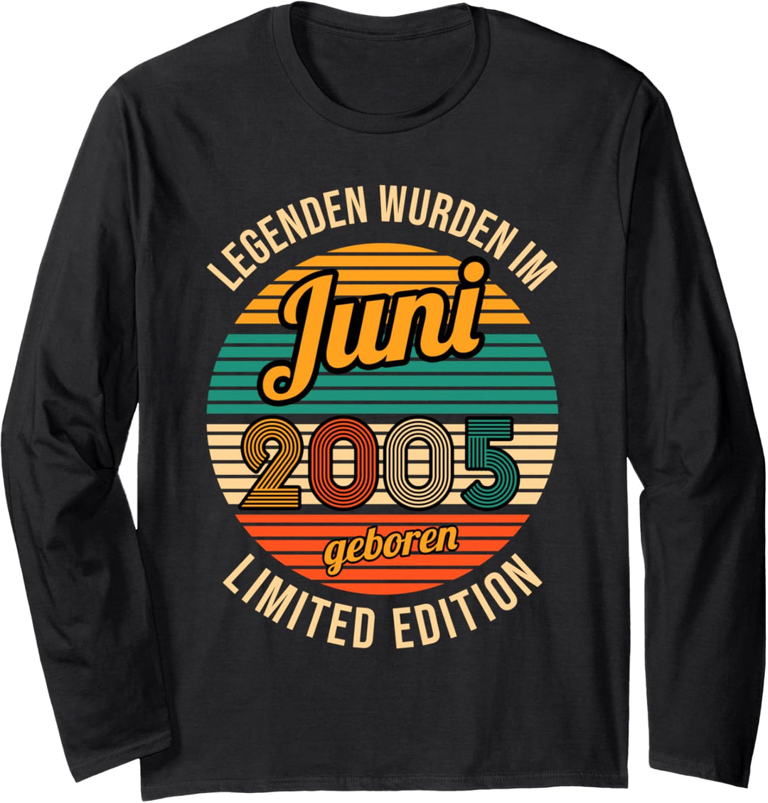 Legenden wurden im Juni 2005 geboren am 18.Geburtstag Junge Langarmshirt