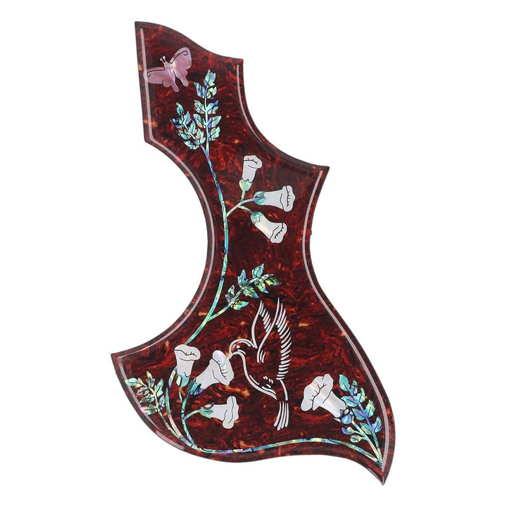 SYLEN Gitarren-Pickguard, selbstklebend, kratzfest, Kolibri-Schlagbrett, 2 mm, Ersatz für Akustikgit