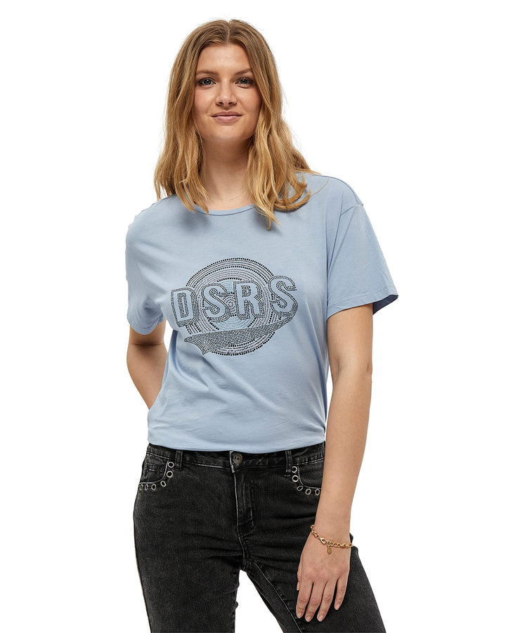 Desires Damen Hattie Tee T-Shirt M 1739 Forever Blue, M 1739 Forever Blue