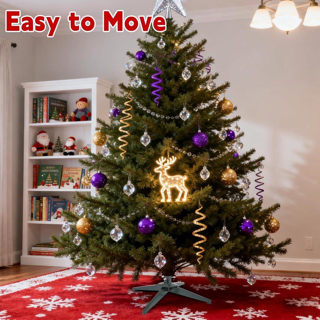 Weihnachtsbaumständer Faltbarer Christbaumständer 65cm Metall Weihnachtsbaum Ständer mit 3,2cm Bohru