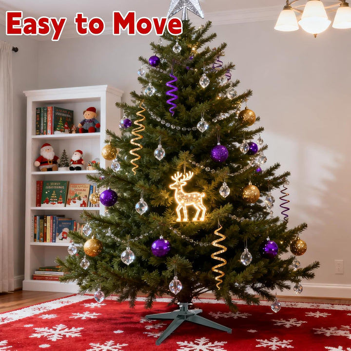 Weihnachtsbaumständer Faltbarer Christbaumständer 65cm Metall Weihnachtsbaum Ständer mit 3,2cm Bohru