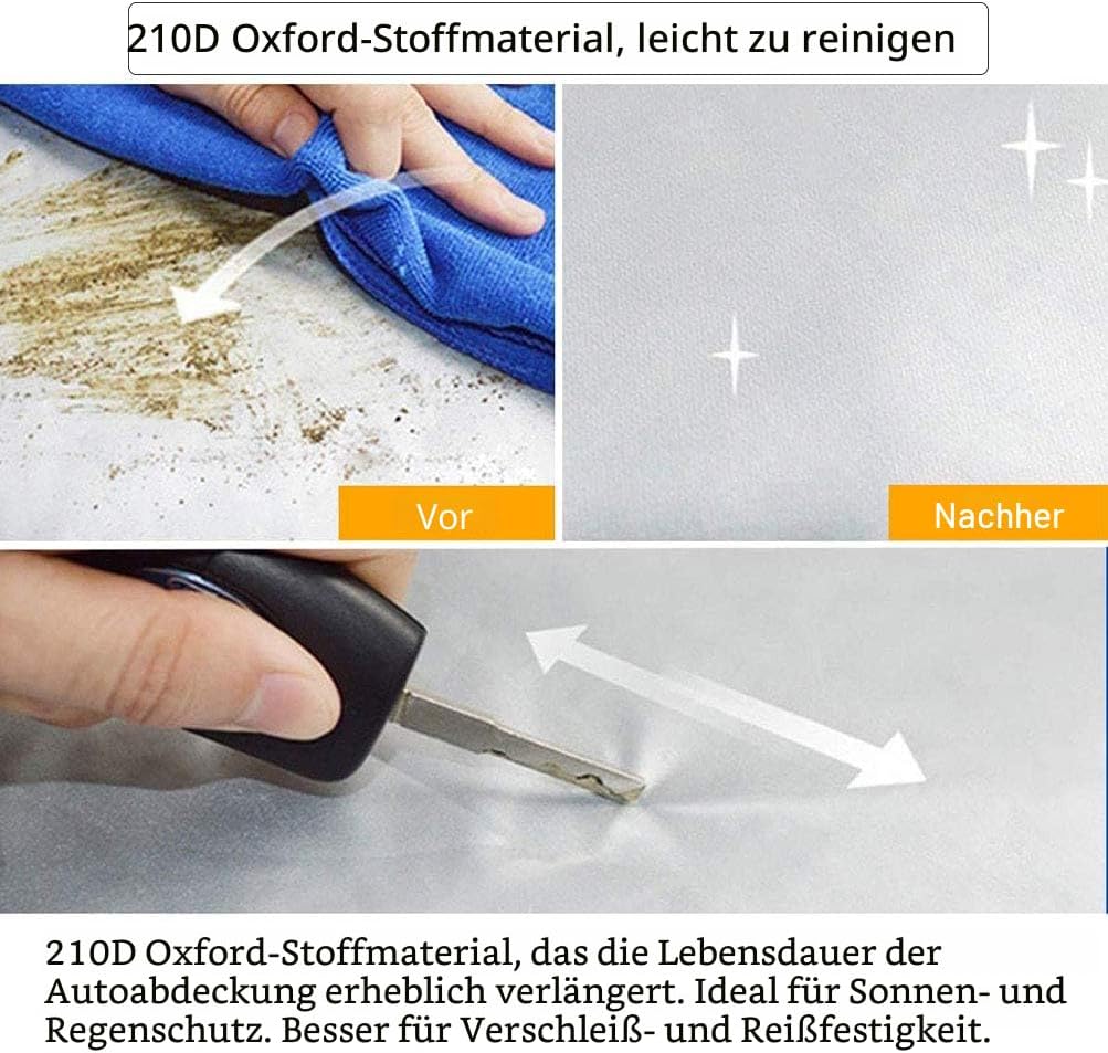 Halbgarage für Auto Abdeckplane Winter Sommer Autoabdeckung wasserdicht Auto halbgarage Staubdicht S