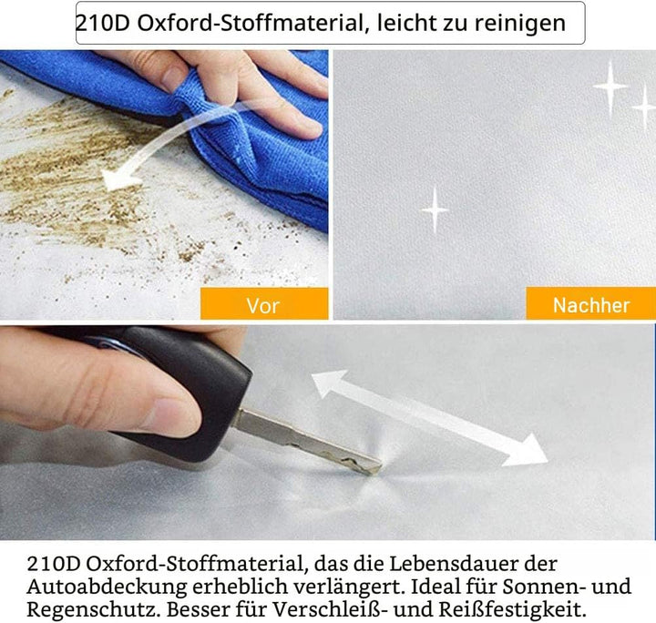 Halbgarage für Auto Abdeckplane Winter Sommer Autoabdeckung wasserdicht Auto halbgarage Staubdicht S