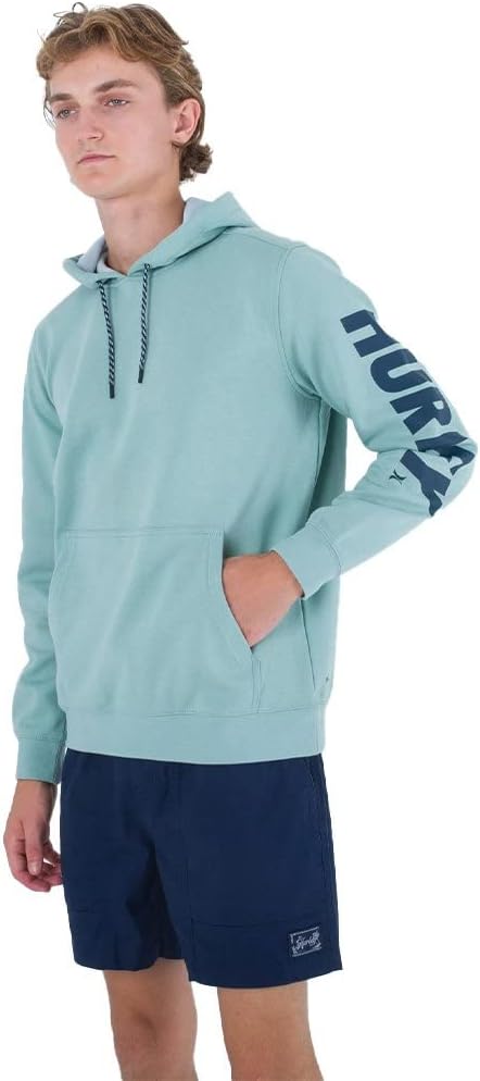 Hurley Herren Acadia Heat Po Pullover Sweater S Morning Spruce, S Morning Spruce