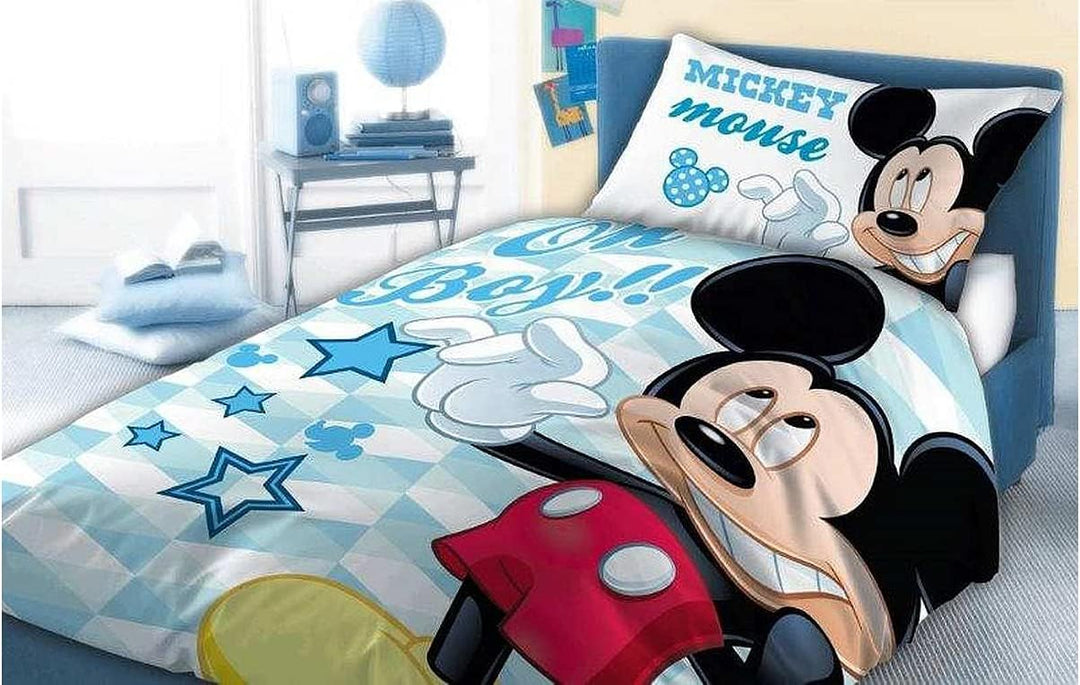 Disney Micky Maus Baby Wende Bettwäsche 100x135cm 100% Baumwolle (M05)